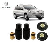 2 Kit Do Amortecedor Suspensão Dianteira Coxim Batente Coifa Peugeot 207 Sw Perua 1.4 1.6 2009 10 11 12 13/...