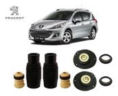 2 Kit Do Amortecedor Suspensão Dianteira Coxim Rolamento Batente Coifa Peugeot 207 Sw Perua 1.0 2009 10 11 12 2013/...