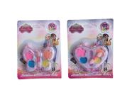 Kit Estojo Maquiagem Infantil Para Boneca Coração Com Sombra 4 Cores +  Pincel - 99TOYS - Pincéis de Maquiagem - Magazine Luiza