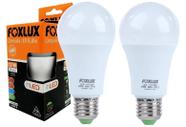 2 Lâmpadas Led Bulbo 12W 6500K Bivolt Branca E-27 Foxlux