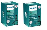 2 Lampadas Original Philips H4 24v Caminhão X-treme Vision 75/70w