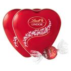 2 Latas Coração 50G, Bombom De Chocolate Suiço Lindt Lindor