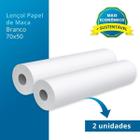 2 Lençol Descartável Papel Hospitalar Para Maca 70X50