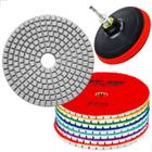 2 Lixa Diamantada para polir porcelanatos marmores e granitos 100mm polimento cortes 45 graus + Sup