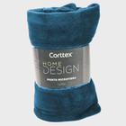 2 Mantas De Casal Corttex Home Design Em Microfibra Outono/ Inverno