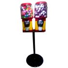 2 Maquinas de bolinha pula pula chicletes vending machine + 250 bolas 27mm +420 Chicletes