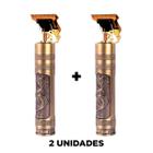 2 Maquininhas Aparador Barbeador Pelos Ultra Premium Titanium