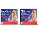 2 Nexgard Spectra Antipulgas Cães 30,1 a 60kg 1 Tablete