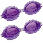 2 Oculos de Natacao Infantil Fashion Roxo Mor