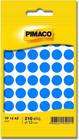2 PACOTES COM 210 Etiquetas adesiva p/ codificação 12mm AZUL TP12AZ - Pimaco