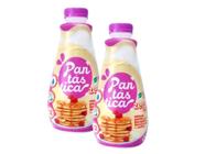 2 Pantástica Zero Açúcar 300g Massa Pronta Para Panquecas E Waffles - pantastica