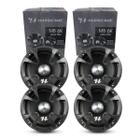 2 Pares Alto Falante MidBass Hurricane Pro MB 6K 700W 4 OHMS