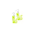 2 Pares Brinco Gatinho Cat PET Colorido 3D