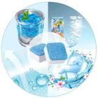 2 Pastilhas Efervescentes Tablets de Limpeza Maquina de Lavar Elimina Sujeira Desinfeta Esteriliza Descontaminação