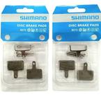 2 Pastilhas Freio Shimano E01s M485 M445 M575 Deore/alivio