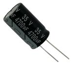 2 pçs - capacitor eletrolitico 4700x35v - 4700uf x 35v