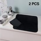 2 pcs Trocadores Portáteis 70x50 Bebê Absorvente Acolchoado Multiuso - Preto - Vila Flor