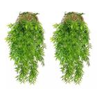 2 Pendentes De bambu Realista Toque Real Jardim Vertical - La Caza Store