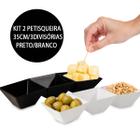 2 Petisqueiras c/ 3 Divisões Churrasco Queijo Doces Iguarias