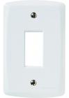 2 Placa P/ 1 Modulo Vertical Branco 4x2 - Tramontina Lux2