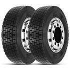 2 Pneu Aro 22.5 295/80R22.5 Blacklion BD175 152/149M 18PR