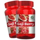 2 Potes Goji Berry Kit 240 Cáps - Fonte Verde