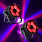 2 Projetor Beam Mini Bee Eye 6 Leds 12w Rgbw Quadriled Dmx - YD light