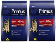 2 Rações Primus Gold Carne/Frango Cães adultos 15kg - Argepasi