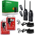 2 Rádio Comunicador Intelbras RC3002 Com 2 Carregador V8