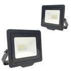 2 Refletor Led 10w Branco Frio Holofote Bivolt Prova D'água