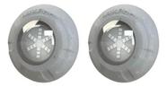 2 Refletores Led Para Piscina Azul 4w 8m² Luxpool