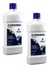 2 Shampoo Clorexidina Dugs Cães Seborreia Anti Queda 500ml