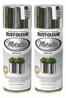 2 Tinta Spray Metálica Rust Oleum Decorativa Metallic Cores