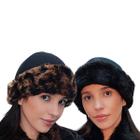 2 Toucas Gorro Feminino Pelúcia Inverno Região De Clima Frio