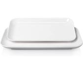 2 Travessa Bandeja Retangular Melamina 22x14cm Kit Buffet - Fx