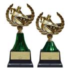 2 Troféus Modelo De Sinuca Torneio Campeonatos Bilhar - Bilhares Platinum