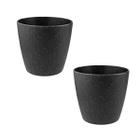 2 un Vaso plantas colmeia decorativo flores G Preto