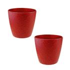 2 un Vaso plantas colmeia decorativo flores G VERMELHO