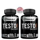 2 Uni Testo Premium 1500mg 150 Cáps Desempenho Fisico