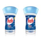 2 Unid Cloro Flutuador De Piscina Hth Ação Imediata 830g