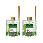 2 Unid Difusor e Aromatizador de Ambiente com Varetas Varias Fragrâncias 250ml Cada Tropical Aromas