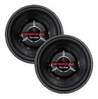 2 Upgrade Subwoofer Bomber Original 10 Pol 350w 4 Ohms Top - Kit de Produtos