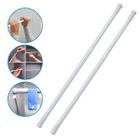 2 Varão Bastão Box Haste Retrátil Cortina Banheiro 70-120cm