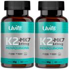 2 Vitamina K2 Mk7 149mcg 60 Cápsulas - Uvits