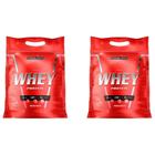 2 Whey Protein - Integral - Sabor Morango - 900g - Integral medica