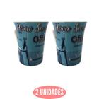 2 Xícara Home Offices Achocolatado 340ml Café Remedio Vidro - SAKES