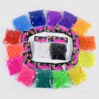 20.000 Elástico Loom Band Clips Pulseira Cores Sortidas