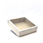 20 Caixas De Papel Cartão Ou Kraft Com Visor- 25X25X6,5