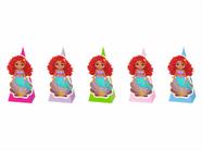 20 Caixinhas CONE para doces Pequena Sereia Ariel Morena