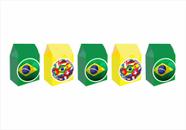 20 Caixinhas MILK para doces Copa do Mundo Brasil